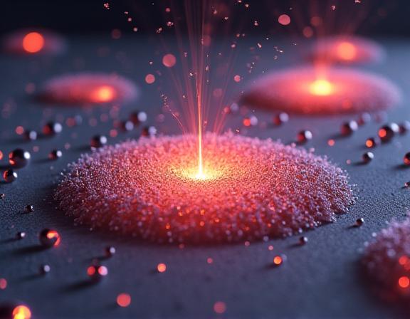 Mikroskopische Aufnahme einer Nanokomposit-Struktur